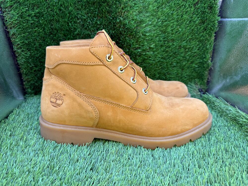 Timberland TB022039 Chukka Boots Mens 12 Brown Leather Waterproof Hiking Lace-Up